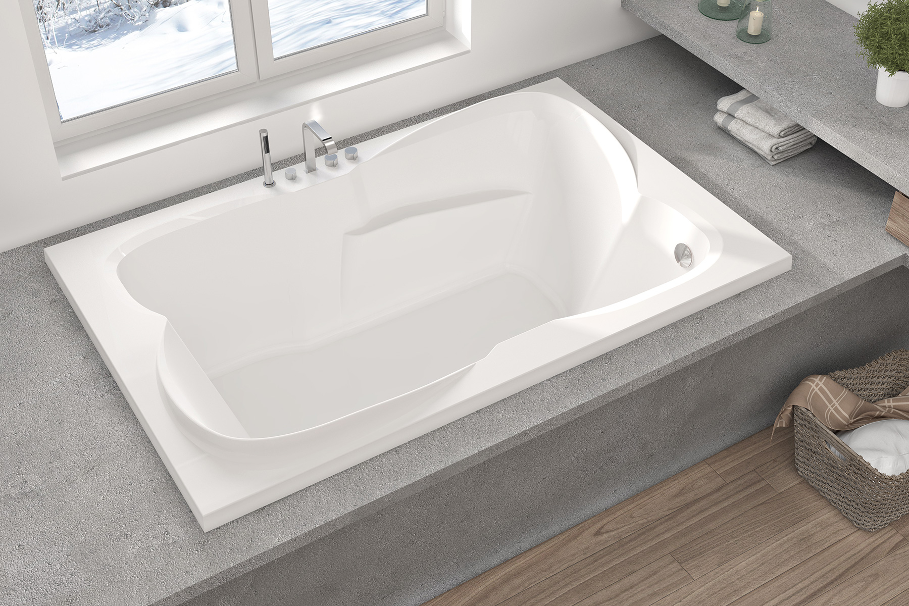 Drop-in bathtubs - Acryline